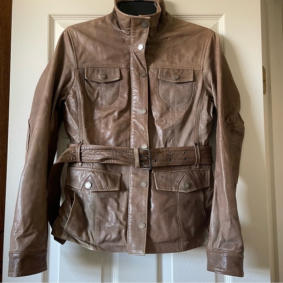 Pelle Studio Brown Leather Jacket - Picture 2 of 16